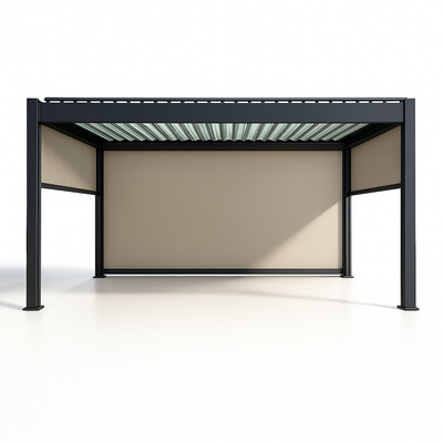 LumaShade Atria Screen Pergola with Louvered Roof