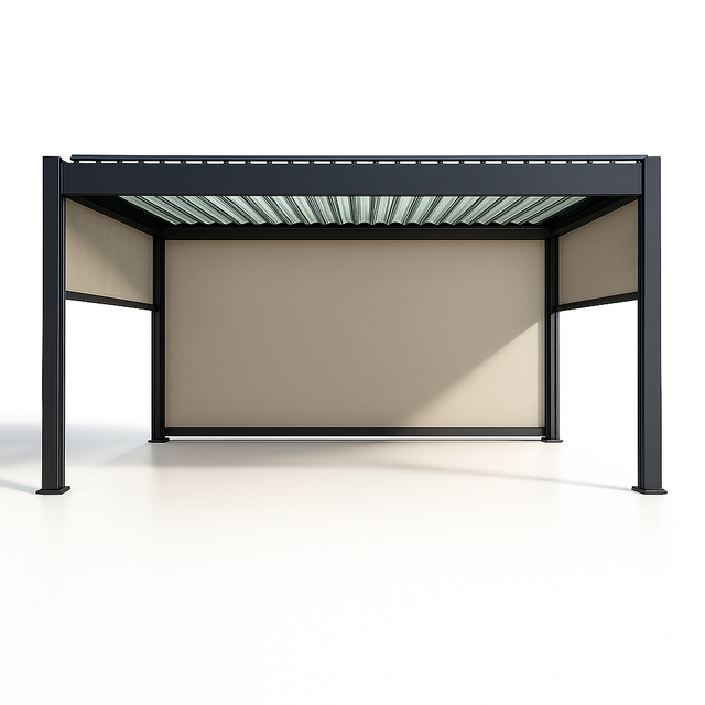 LumaShade Atria Screen Pergola with Louvered Roof