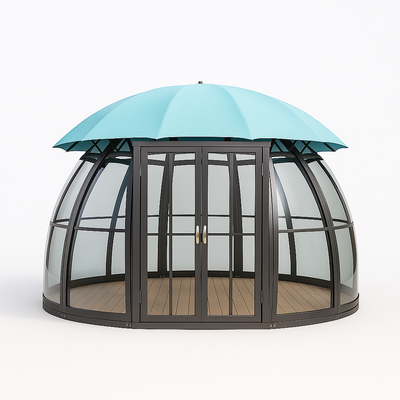 VerdantVista AquaDome Garden Pavilion Gazebo