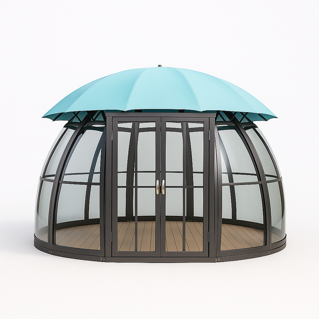 VerdantVista AquaDome Garden Pavilion Gazebo